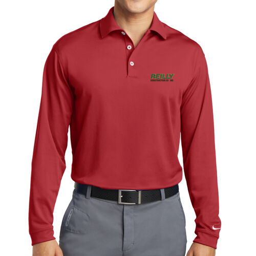 Tall Long Sleeve Polo w/ Name Option - Color Thumbnail