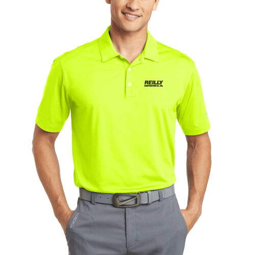 Mesh Polo w/ Name Option - Black Thumbnail