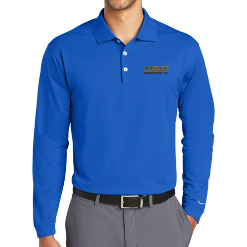 Long Sleeve Polo w/ Name Option - Color Thumbnail
