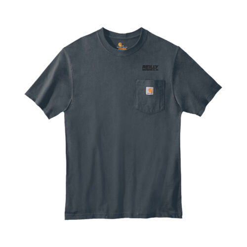 Workwear Pocket Short Sleeve T Shirt w/ Name Option - Black Thumbnail