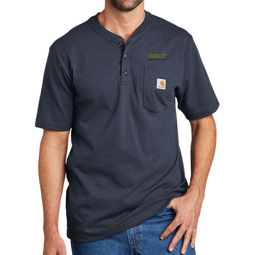Short Sleeve Henley T Shirt w/ Name Option - Color Thumbnail