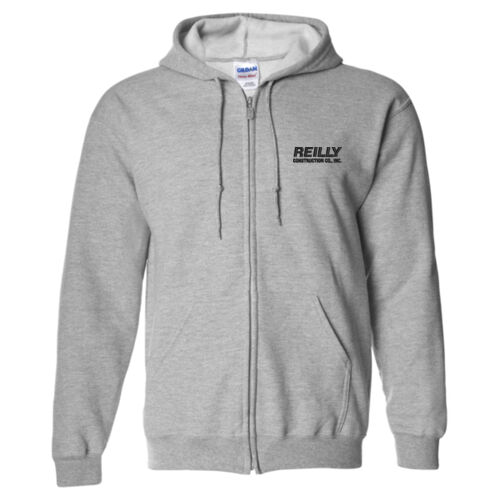 Heavy Blend Full-Zip Hooded Sweatshirt w/ Name Option - Black Thumbnail