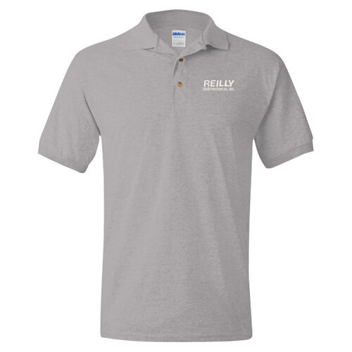 DryBlend® Jersey Sport Shirt w/ Name Option - White Thumbnail