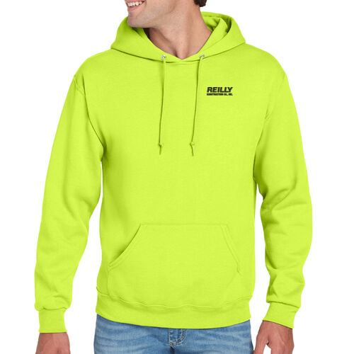 NuBlend ® Pullover Hooded Sweatshirt w/ Name Option - Black Thumbnail