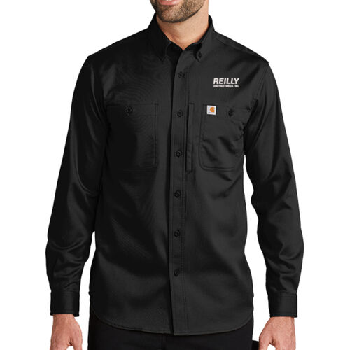 Rugged Professional Series Long Sleeve Shirt w/ Name Option - White Thumbnail